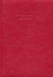Kalendarz 2017 KKA-5D Dzienny bordo