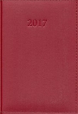 Kalendarz 2017 KKA-5TL Książkowy LUX bordo mat