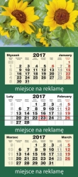Kalendarz 2017 trójdzielny