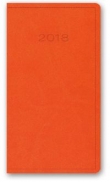 Kalendarz 2018 A6 11T kieszonkowy pomarańczowy