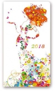 Kalendarz 2018 A6 11T kieszonkowy Wiosna