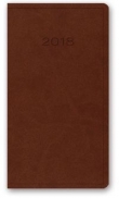 Kalendarz 2018 A6 11TB brązowy