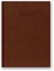 Kalendarz 2018 B5 51D brązowy