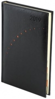 Kalendarz 2019 A4 dzienny przeszywany Venezia Czarny