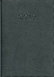 Kalendarz 2019 A5 książkowy dzienny grafitowy