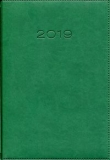 Kalendarz 2019 A5 książkowy dzienny zielony