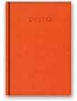 Kalendarz 2019 B6 książkowy pomarańczowy