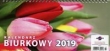 Kalendarz 2019 Biurkowy poprzeczny tulipany