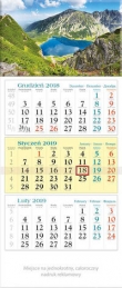 Kalendarz 2019 KT 01 Czarny Staw