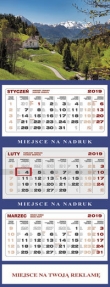 Kalendarz 2019 Trójdzielny Góry