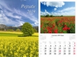 Kalendarz 2019 wieloplanszowy Pejzaże dwustronny