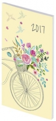 Kalendarz A6 tygodniowy PCV bezbarwny BIKE