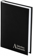 Kalendarz akademicki 2018/19 A5 tyg Albit CZARNY