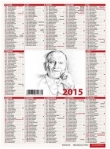 Kalendarz listkowy 2015 Papież