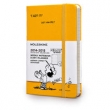 Kalendarz Moleskine Fistaszki M18 Tydzień+Notatki P (9x14cm) pomarańczowa, twarda oprawa