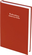 Kalendarz nauczyciela 2018/19 A5 tyg Albit CZERWONY