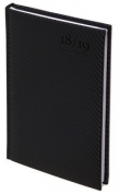 Kalendarz nauczyciela 2018/19 A5 tyg Carbon CZARNY