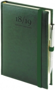 Kalendarz nauczyciela 2018/19 B6 dzienny z gumką Nebraska ZIELONY