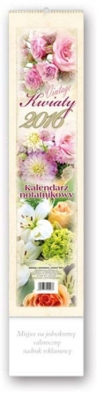 Kalendarz notatnikowy 2016 WN 3 Kwiaty paskowy