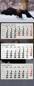 Kalendarz Trójdzielny Duży 2015 orzeł