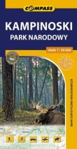 Kampinoski Park Narodowy Mapa turystyczna 1:50 000