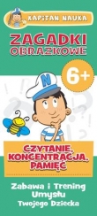 Kapitan Nauka Zagadki obrazkowe Czytanie Koncentracja Pamięć 6+ (od 6 lat)