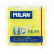 Karteczki milan neonowe 76x76 mm żółte 10 sztuk