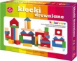 Klocki drewniane kolorowe