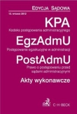 Kodeks postępowania administracyjnego Postępowanie egzekucyjne w administracji Prawo o postępowaniu przed sądami administracyjnymi