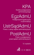 KPA. EgzAdmU. UstrSądAdmU. PostAdmU. 13. wydanie