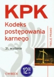Kodeks postępowania karnego. KPK. 31. wydanie