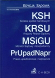 Kodeks spółek handlowych Krajowy Rejestr Sądowy Monitor Sądowy i Gospodarczy Prawo upadłościowe i naprawcze