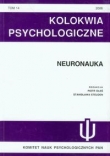 Kolokwia Psychologiczne nr 14 Neuronauka