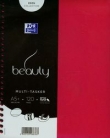 Kołonotatnik A5 Oxford beauty Multi tasker w linie 120 kartek różowy