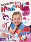 Kolorowanka harmonijka Królewna Śnieżka Czerwony Kapturek