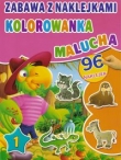 Kolorowanka malucha z naklejkami cz. 1 Różowa