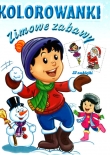 Kolorowanka. Zimowe zabawy. Dzieci