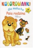 Kolorowanki dla malucha Psia rodzina