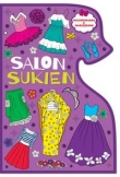 Salon sukien. Kolorowanka z naklejkami
