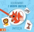 Kolorowanki z grubym obrysem Zwierzęta