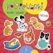 KOLOROWANKI Z NAKLEJKAMI KOTKI I PIESKI 9788328046566