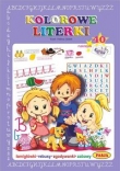 Kolorowe literki. Książeczka edukacyjna + 40 naklejek