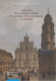 Konkurs na Katedrę Filozofii w Uniwersytecie Wileńskim w 1820 roku