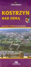 Kostrzyn nad Odrą plan miasta 1:12 500