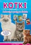 Kotki. Koloruję i rysuję po śladzie