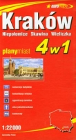 Kraków. Niepołomice. Skawina. Wieliczka.Plan miasta. 1:22 000