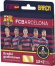 Kredki grafionowe 12 kolorów FC Barcelona