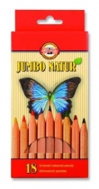 Kredki Jumbo 18 kolorów