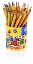 Kredki ołówkowe Jumbo trójkątne tęczowe 36 kolorów