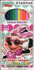 Kredki ołówkowe Minnie 12 kolorów